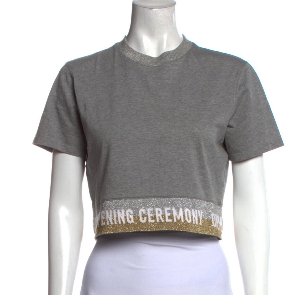 Opening Ceremony Crew Neck Crop Top